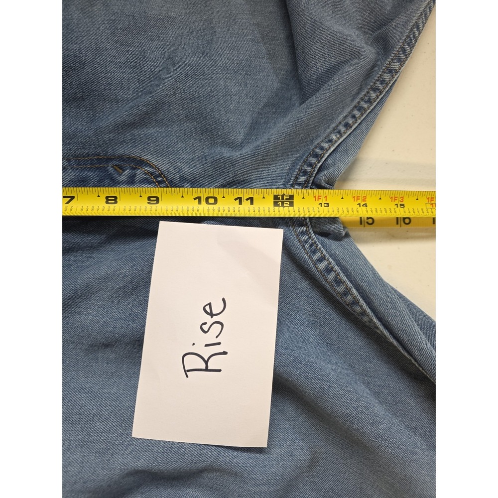 Levis Mens 40x30 505 Straight Leg Blue Denim Jeans Regular Fit Classic Essential - Picture 5 of 11